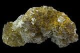 Yellow, Cubic Fluorite Crystal Cluster - Spain #98704-1